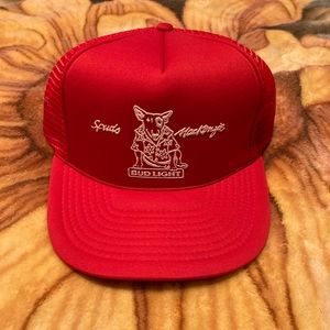 Vintage Spuds Mackenzie Bud Light Snapback Hat